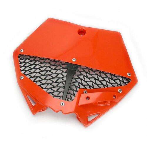 KTM 125 SX 2007-2011 Cycra Stadium Vented Front Number Plate Orange