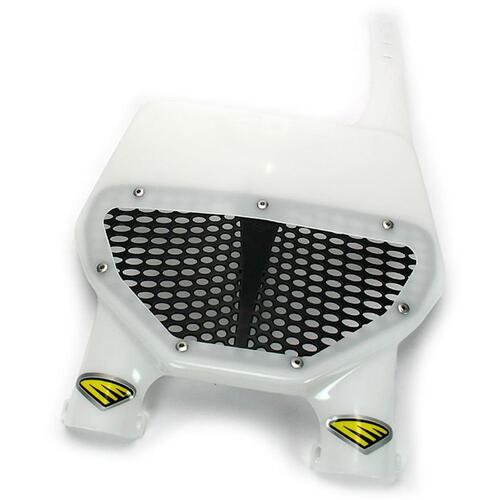 Honda CRF250R 2008-2009 Cycra Stadium Vented Front Number Plate White