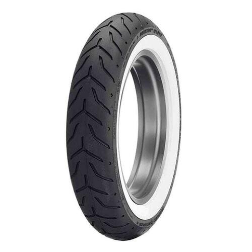 Dunlop Road Motorcycle Tyre D408F 130/90HB16 White Wall