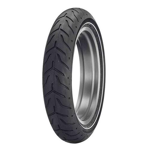 Dunlop Road Motorcycle Tyre D408F 130/80HB17 Narrow/White