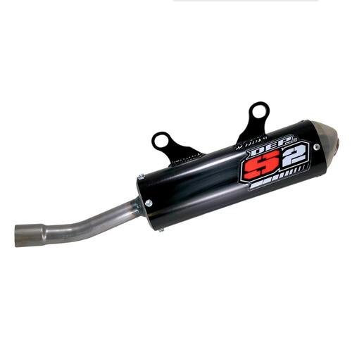 Husqvarna TC250 2023-2025 DEP Black MX 2 Stroke Silencer Exhaust Muffler Pipe