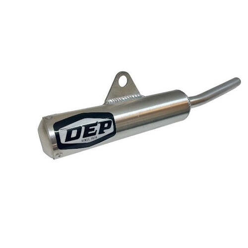 Yamaha YZ125 1986 DEP Silver MX 2 Stroke Silencer Exhaust Muffler Pipe