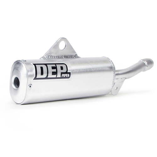Yamaha YZ125 1987 DEP Silver MX 2 Stroke Silencer Exhaust Muffler Pipe