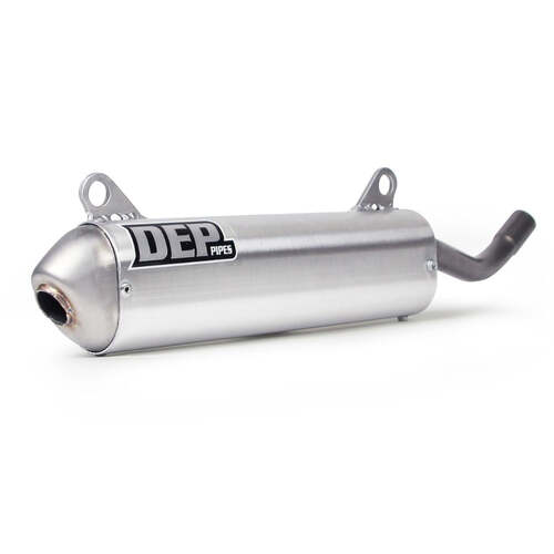 Yamaha YZ125 1993 DEP Silver MX 2 Stroke Silencer Exhaust Muffler Pipe