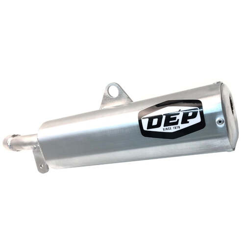 Yamaha YZ250 1983 DEP Silver MX 2 Stroke Silencer Exhaust Muffler