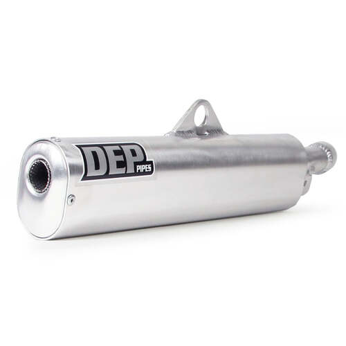 Yamaha YZ250 1989 DEP Silver MX 2 Stroke Silencer Exhaust Muffler Pipe