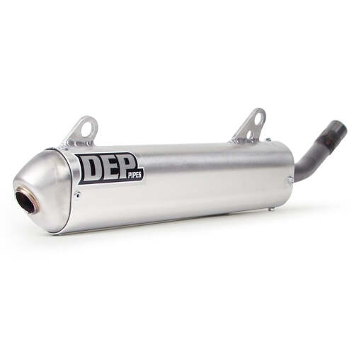 Yamaha YZ250 1993-1995 DEP Silver MX 2 Stroke Silencer Exhaust Muffler Pipe
