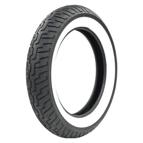 Dunlop Road Motorcycle Front Tyre D404F 150/80H16 Tubeless White Wall