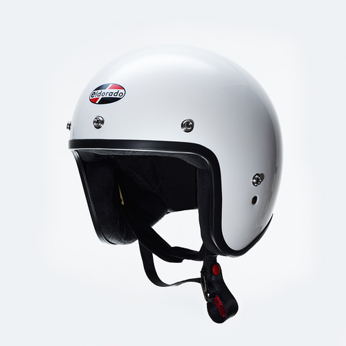 Eldorado Exr White Open Face Helmet Small