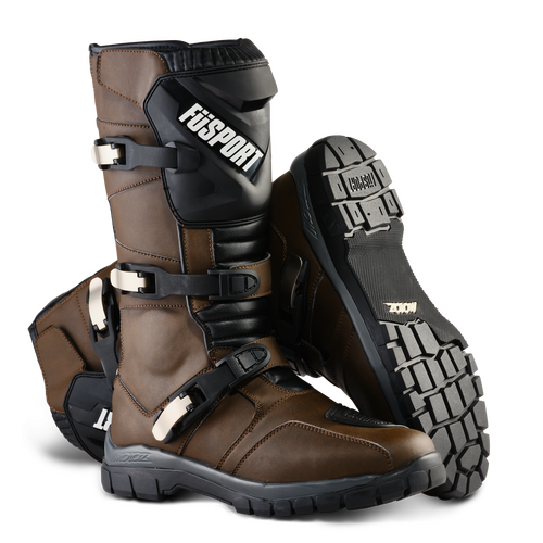 Fusport Boots x Motoz Simpson Brown EU40/US7/UK6