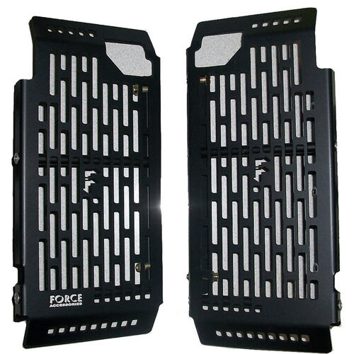 Honda CRF450R 2017-2020 Force Accessories Radiator Guards Braces Black