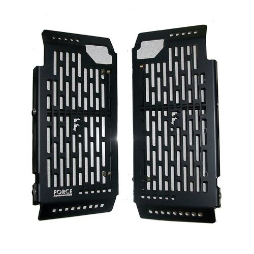 KTM 530 EXC-R 2008-2011 Force Accessories Radiator Guards Braces Black