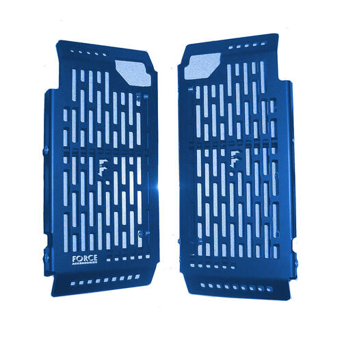 KTM 250 EXC-F 2008-2016 Force Accessories Radiator Guards Braces Blue