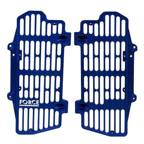 KTM 530 EXC-R 2008-2011 Force Accessories Billet Radiator Guards Braces Blue