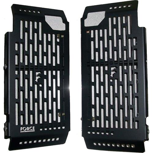 Yamaha YZ125 2005-2023 Force Accessories Radiator Guards Braces Black