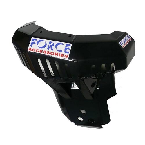 Husqvarna TC250 2014-2016 Force Accessories Bash Plate Pipe Guard Combo Black