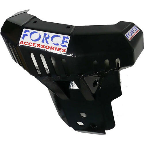 Husqvarna TC250 2017-2018 Force Accessories Bash Plate Pipe Guard Combo Black