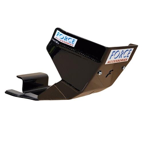 KTM 250 EXC-F 2020-2023 Force Accessories Bash Skid Plate Black