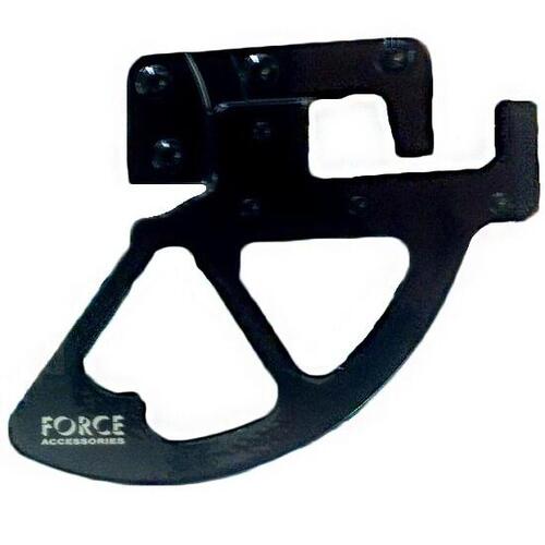 Honda CRF450R 2022-2026 Force Accessories Billet Front Brake Disc Guard Black