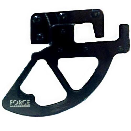 KTM 250 EXC-F 2004-2024 Force Accessories Billet Rear Brake Disc Guard Black