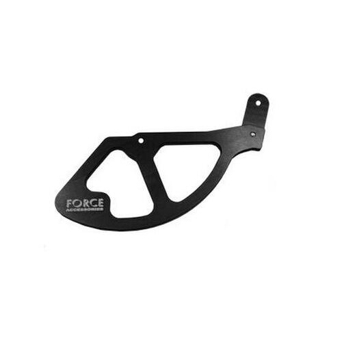 Kawasaki KX450F 2007-2023 Force Accessories Billet Rear Brake Disc Guard Black