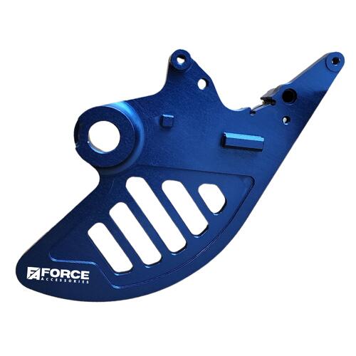 Yamaha YZ125X 2020-2023 Force Accessories Billet Rear Disc Guard One-Piece Blue