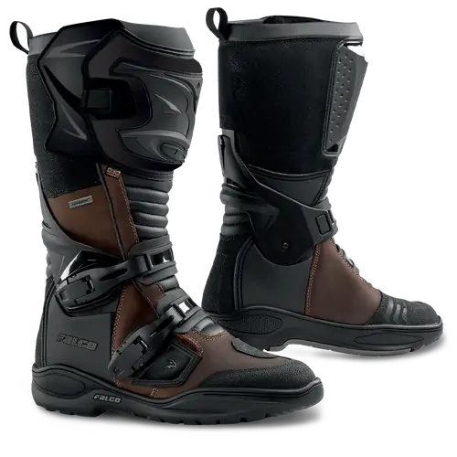 Falco Mens Motorcycle Boots Avantour 3 Black 43