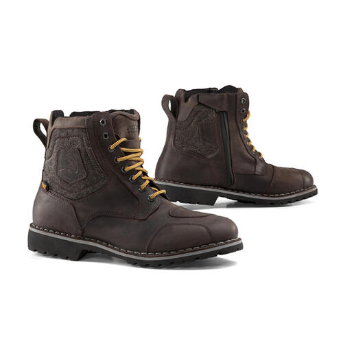 Falco Mens Motorcycle Boots Ranger 2 Dark Brown 42