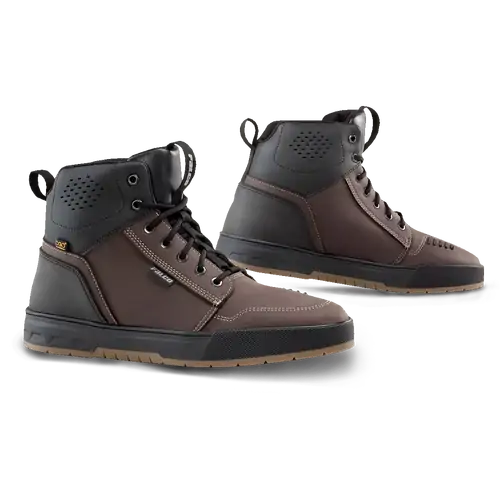 Falco Mens Motorcycle Boots Patrol 2 Dark Brown 43