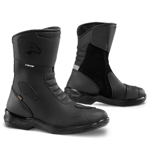 Falco Mens Motorcycle Boots Liberty 3 Black 41