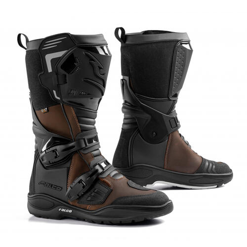 Falco Mens Motorcycle Boots Avantour 2 Brown