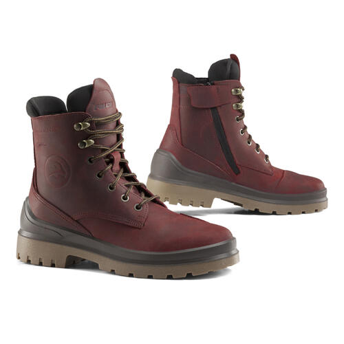 Falco Ladies Motorcycle Boots Viky Burgundy