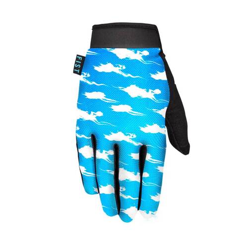 Fist Breezer Hot Weather MX Motorcycle Strapped Gloves Cloud Xs