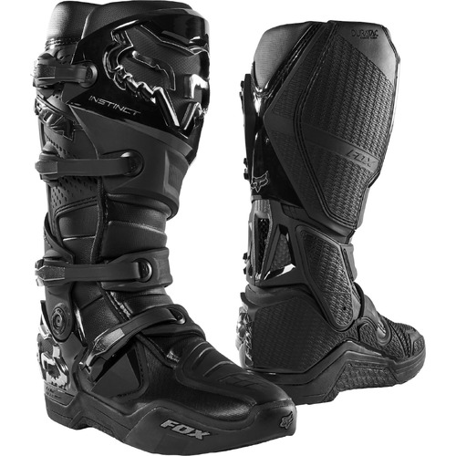 Fox 2022 Instinct MX Motocross Boots Black 11