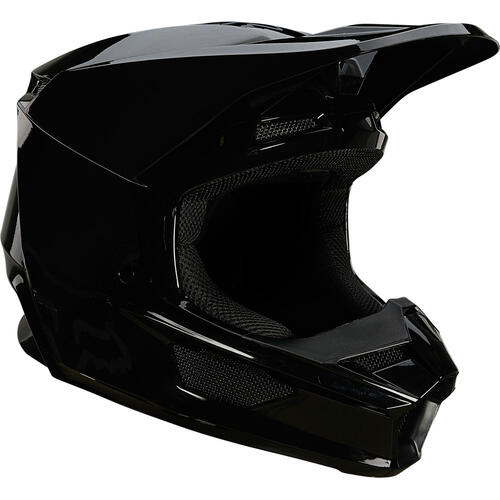 Fox V1 Plaic Black Mips MX Motocross Helmet [Size: M]