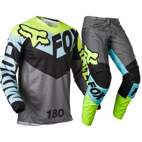 Fox 2022 180 Trice MX Motocross Jersey & Pants Set Teal