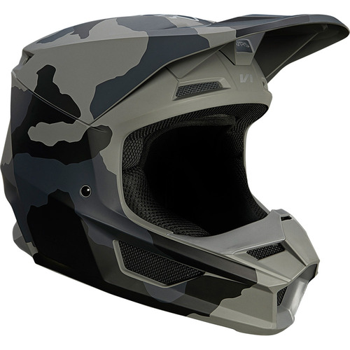 Fox V1 Trev Matte Black Camo MX Motocross Helmet