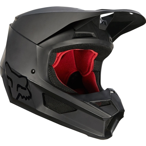 Fox V1 Matte MX Helmet ECe Mt Black Xs
