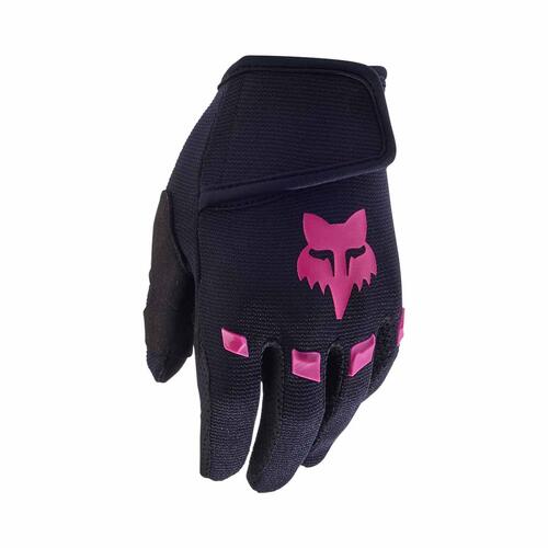Fox Kids Dirtpaw MX Gloves Black Pink M