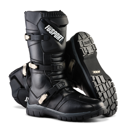 Fusport Boots x Motoz Simpson Black