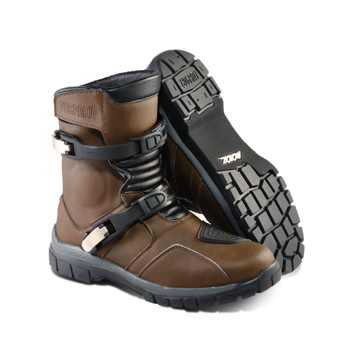 Fusport Boots x Motoz Gibson Brown