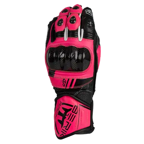 Berik Womens Motorcycle Gloves Trax Black/Pink XSmall