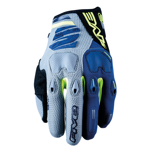 Five Gloves Off-Road E2 Enduro Grey/Fluoro XL