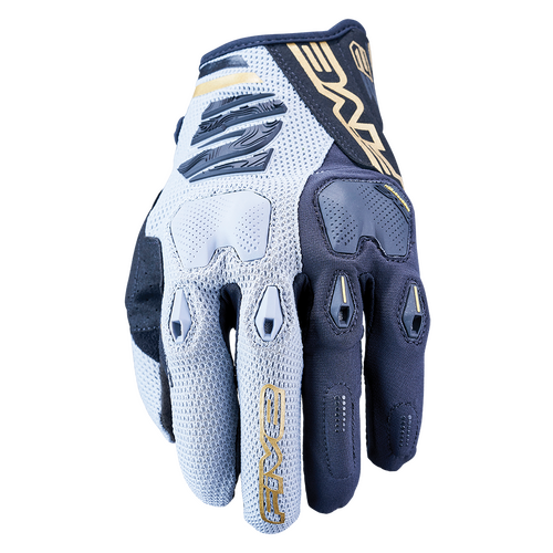 Five Gloves Off-Road E2 Enduro Black/Grey/Gold Small
