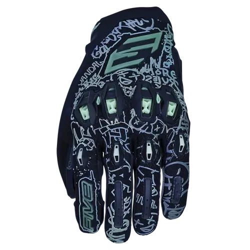 Five Gloves Road Stunt Evo 2 Graffiti Glow Medium