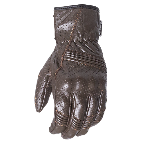 Motodry Tourismo Leather Summer Motorcycle Gloves Brown