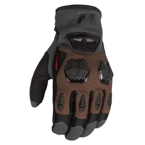 Motodry Trekker Gloves Black Grey Brown Small