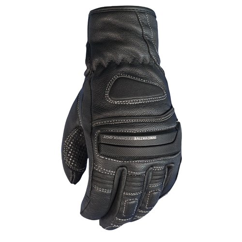 Motodry Urban Dry Leather Motorcycle All Season Gloves Black S