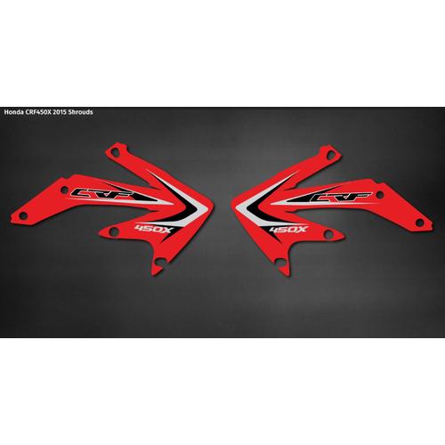 HONDA CRF450X  2008 - 2017 GRAPHICS KIT REPLICA GRAPHICS  