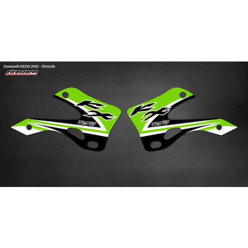 KAWASAKI KX250 2002 -  GRAPHICS KIT OEM REPLICA GRAPHICS   